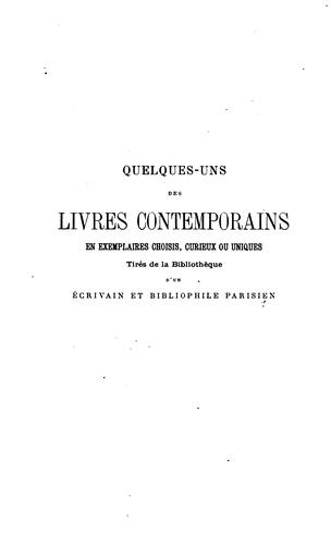 Notes pour la bibliographie du XIXe siècle