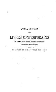 Notes pour la bibliographie du XIXe siècle