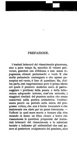 La critica letteraria nel rinascimento