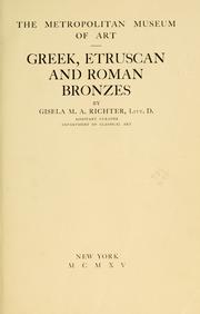Greek, Etruscan and Roman bronzes