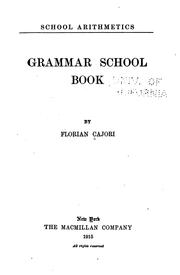 Grammar school book