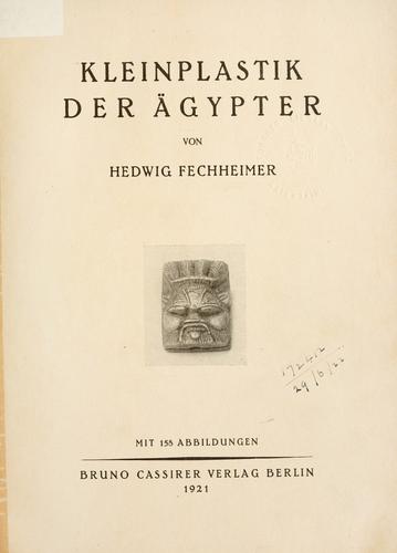 Kleinplastik der Ägypter
