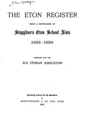 The Eton register