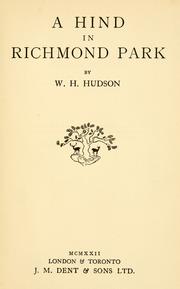A hind in Richmond Park