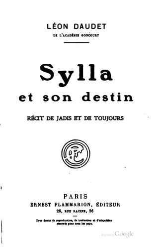 Sylla et son destin
