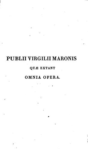 P. Virgilius Maro qualem omni parte illustratum tertio
