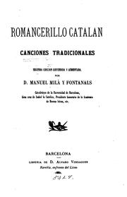 Romancerillo catalán, canciones tradicionales