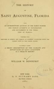 The history of Saint Augustine, Florida
