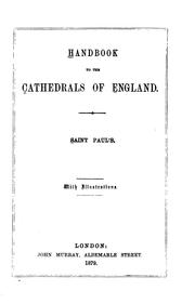 Handbook to the cathedrals of England