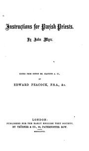 Instructions for parish priests