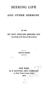 Seeking life, and other sermons