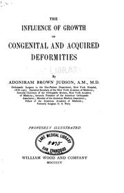 The influence of growth on congenital and acquired deformities