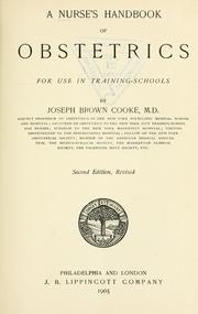 A nurse's handbook of obstetrics
