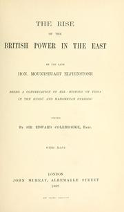 The rise of the British power in the East