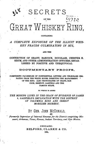 Secrets of the great whiskey ring