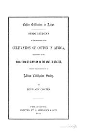 Cotton cultivation in Africa