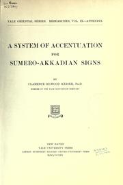 A system of accentuation for Sumero-Akkadian signs