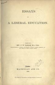 Essays on a liberal education