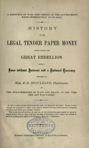 A resource of war--The credit of the government made immediately available