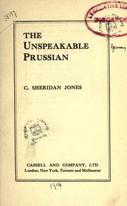The unspeakable Prussian