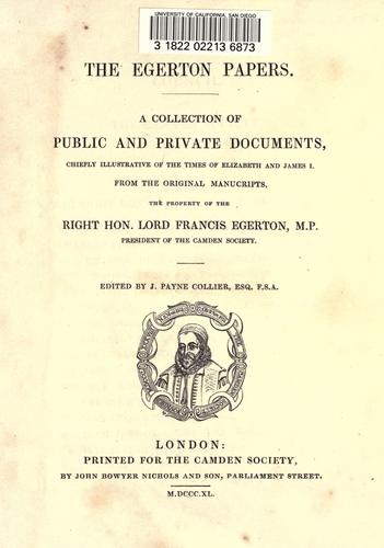 The Egerton papers