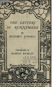 The letters of Runnymede