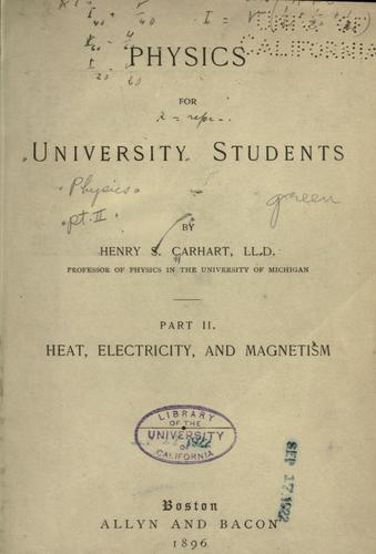 Physics for university students