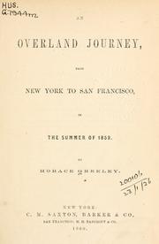 An overland journey