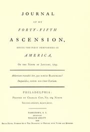 Journal of my forty-fifth ascension