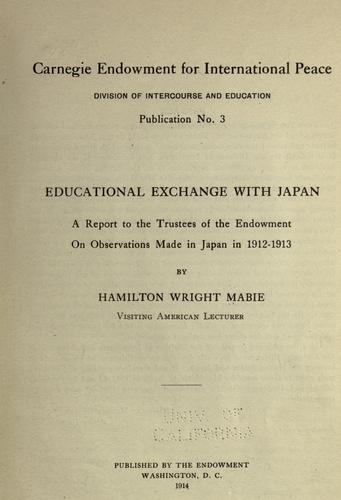 Educational exchange with Japan
