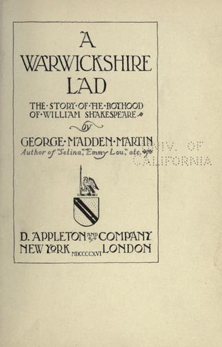 A Warwickshire lad