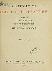 A history of English literature
