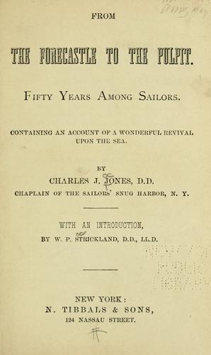 From the forecastle to the pulpit