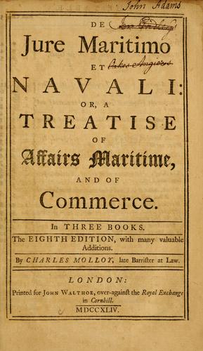 De jure maritimo et navali