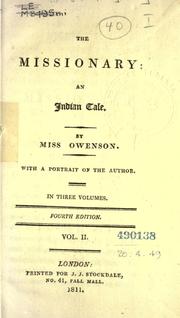 The missionary, an Indian tale