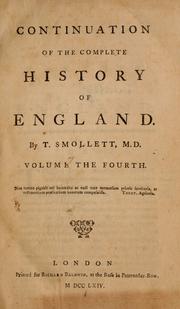 Continuation of the Complete history of England