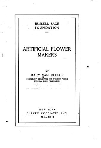 Artificial flower makers