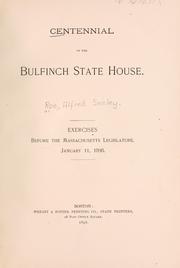 Centennial of the Bulfinch State House
