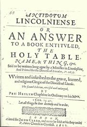 Antidotvm Lincolniense
