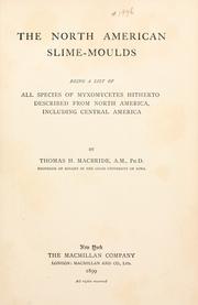 The North American slime-moulds