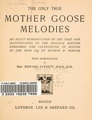 The only true Mother Goose melodies