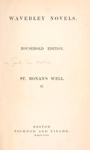 St. Ronan's well