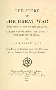The story of the great war