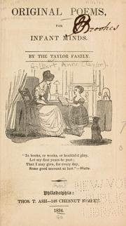 Original poems, for infant minds