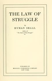 The law of struggle
