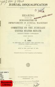 Judicial disqualification
