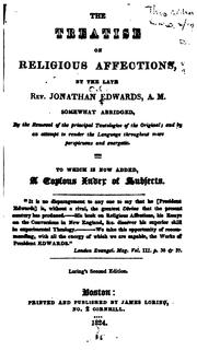 The treatise on religious affections