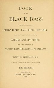 Book of the black bass