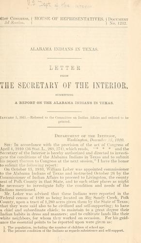 Alabama Indians in Texas