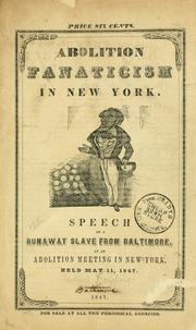 Abolition fanaticism in New York